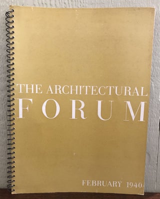 Item #52242 THE ARCHITECTURAL FORUM. February 1940