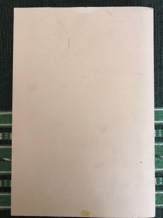 OPUS POSTHUMOUS (Uncorrected Proof)