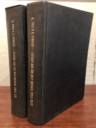 Item #52300 CATHAY AND THE WAY THITHER. Being A Collection of Medieval Notices of China. (Four...