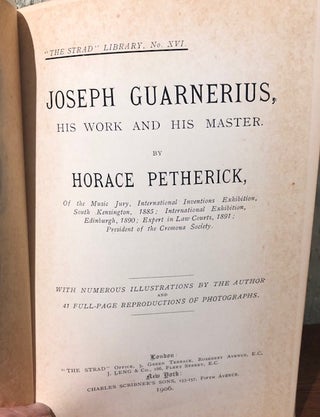JOSEPH GUARNERIUS: His Work and His Master