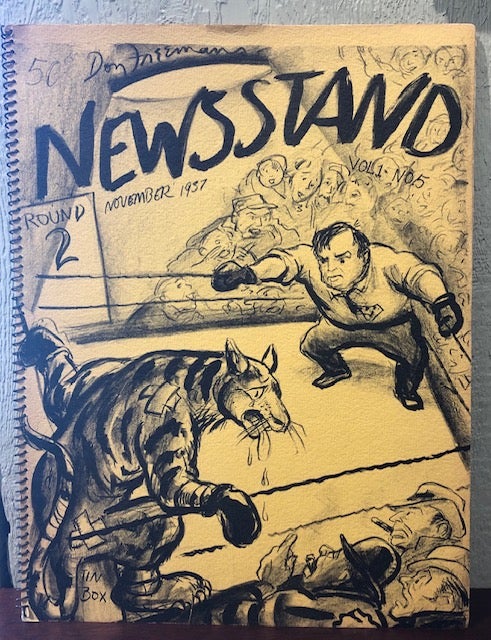 Item #52473 THE NEWSSTAND. A bi-monthly magazine of drawings in lithographs published by Don Freeman. (First Series). Don Freeman.
