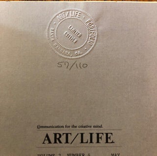 ART/ LIFE. Communication for the Creative Mind. Volume 2, Number 4, May.
