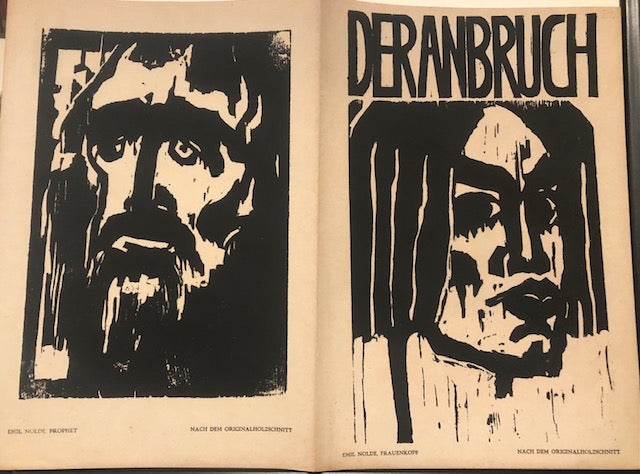 Item #52776 DER ANBRUCH. (The Dawn- German Expressionist Journal). Emil Nolde, Otto Schneider, J B. Neumann.
