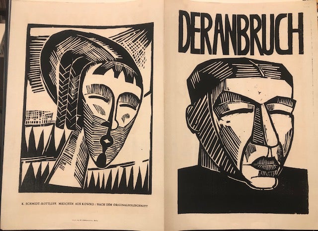 Item #52778 DER ANBRUCH. (The Dawn- German Expressionist Journal). K. Schmidt-Rottluff, Otto Schneider, J B. Neumann.