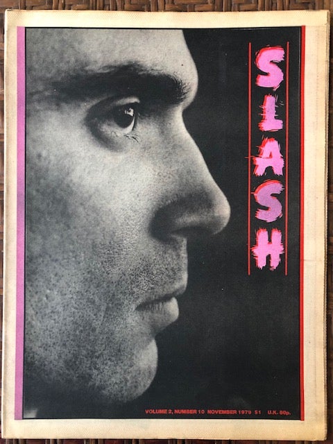 Item #52792 SLASH. Volume 2, Number 10. November 1979. Steven Samiof, Melanie Nissen.