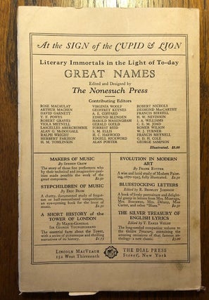 THE DIAL. Volume LXXX1, Number 5. November 1926.