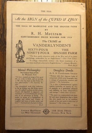 THE DIAL. Volume LXXX, Number 6. June 1926.