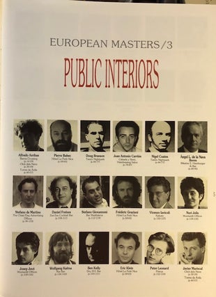 PUBLIC INTERIORS. European Masters /3 (Volume 6)