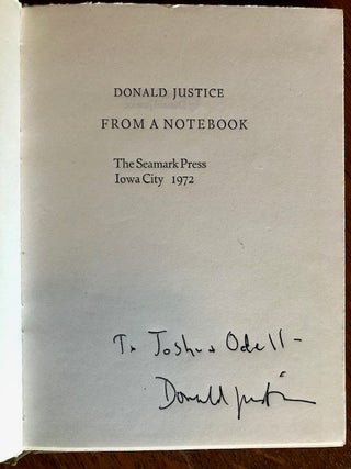 FROM A NOTEBOOK