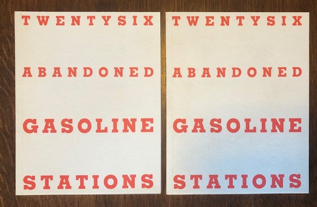 Item #52905 TWENTYSIX ABANDONED GAS STATIONS plus MOTOR RACING PHOTOGRAPHS (Two volumes). Jeff Brouws, Jesse Alexander.