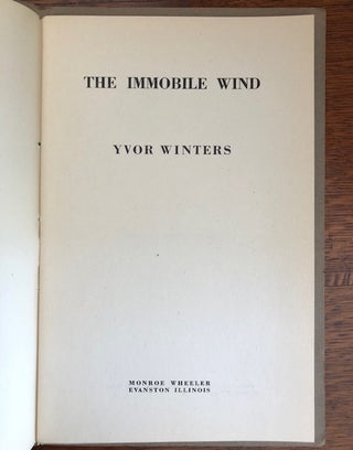 THE IMMOBILE WIND