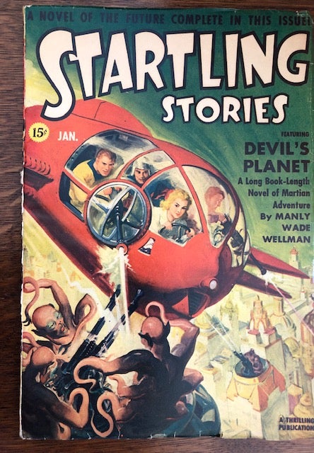 Item #53060 STARTLING STORIES. January, 1942. Oscar J. Friend.