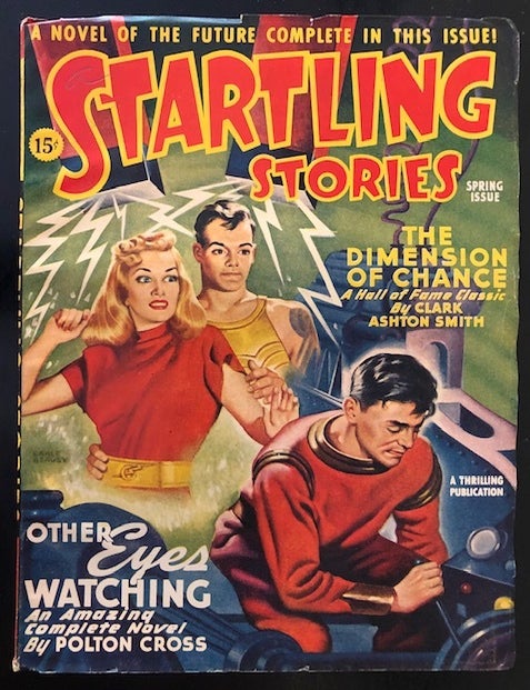 Item #53077 STARTLING STORIES. Spring, 1946. Sam Merwin Jr.