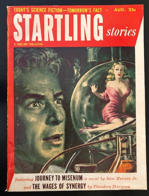 Item #53134 STARTLING STORIES. August, 1953. Samuel Mines.