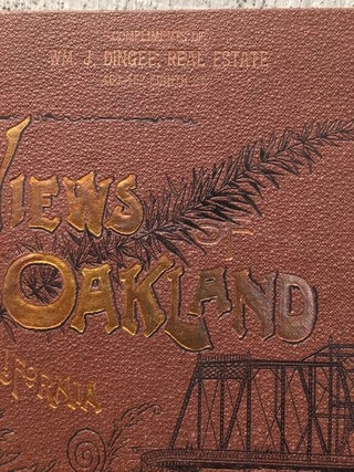 ALBUM OF OAKLAND, CALIFORNIA: Comprising a Bird's-Eye View of the City, Views of Prominent Business Blocks, Hotels, City and County Buildings...