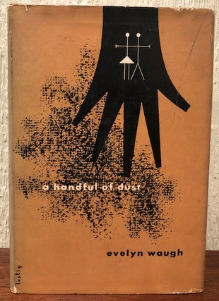 Item #53672 A HANDFUL OF DUST. Evelyn Waugh, Alvin Lustig, Book jacket design