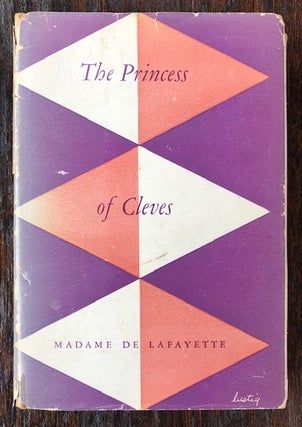 Item #53708 THE PRINCESS OF CLEVES. Madame de Lafayette, Alvin Lustig, Book jacket design