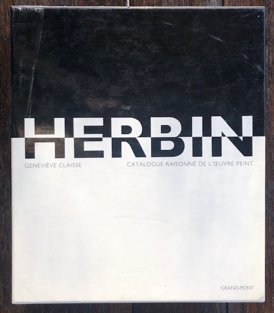 Item #53747 HERBIN. Catalogue raisonné de l'oeuvre peint. Geneviève Claisse.