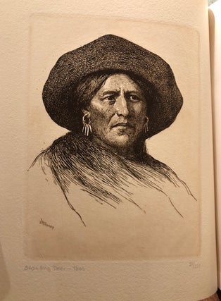 THE BEAT OF THE DRUM AND THE WHOOP OF THE DANCE. A Study of the Life and Work of Joseph Henry Sharp. (With Original Etching)