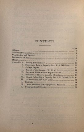 MINUTES OF THE FOURTH ANNUAL MEETING OF THE GENERAL CONGREGATIONAL ASSOCIATION OF SOUTHERN CALIFORNIA: Held With the First Congregational Church of Santa Barbara, May 13rd, 14th and 15th, 1890