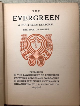 Item #53941 THE EVERGREEN. A Northern Seasonal. The Book of Winter