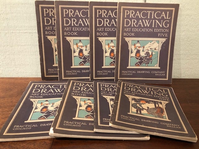 Item #53986 PRACTICAL DRAWING. Art Education Edition. (Books One- Eight). Royal B. Farnum, C. Valentine Kirby, George Sheldon Dutch, Lida Hooe.