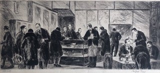 Item #54157 CHINESE RESTAURANT. Original Signed Etching. Gifford Beal