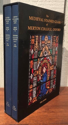 Item #54178 THE MEDIEVAL STAINED GLASS OF MERTON COLLEGE, OXFORD. (Two volumes). Tim Ayers