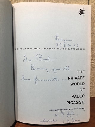 THE PRIVATE WORLD OF PABLO PICASSO