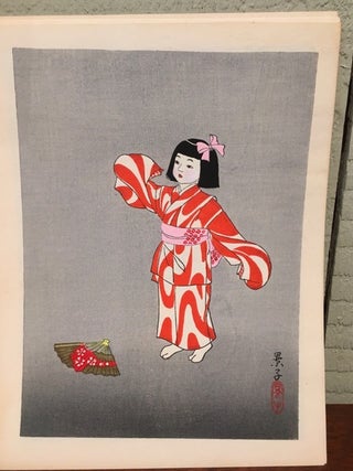WOOD BLOCK PRINTS. THE LIFE OF JAPANESE CHILDREN.