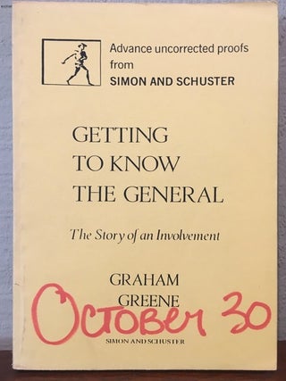 Item #54986 GETTING TO KNOW THE GENERAL. Graham Greene