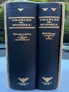 Item #55132 CHARLES M. RUSSELL, The Cowboy Artist. A Biography and CHARLES M. RUSSELL, The Cowboy...