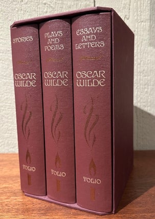 Item #55213 OSCAR WILDE: STORIES, PLAYS AND POEMS, ESSAYS AND LETTERS (Three Volumes). Oscar Wilde