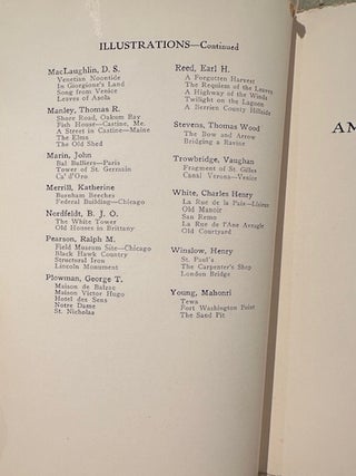 YEAR BOOK OF AMERICAN ETCHING, 1914.