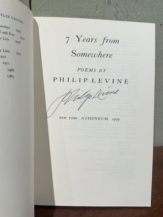 7 YEARS FROM SOMEWHERE. (signed)