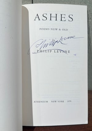 ASHES: Poems New and Old (signed)