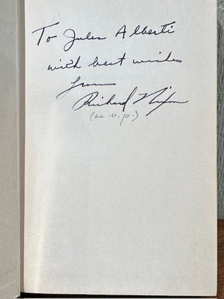 RICHARD NIXON: A Political and Personal Portrait. (Signed by Nixon)
