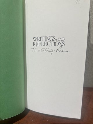 FROM THE WORLD OF RODERICK HAIG-BROWN: Writings and Reflections.