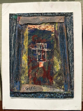 GUY. (Original Mixed Media Assemblage)