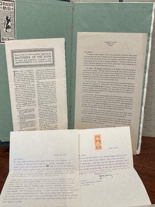 BYPATHS IN ARCADY: A Book of Love Songs by Kendall Banning. (With Two Signed Letters).