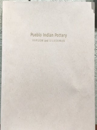 Item #56051 PUEBLO INDIAN POTTERY. Francis H. Harlow