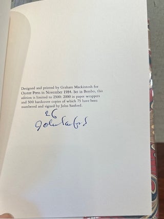 WILLIAM CARLOS WILLIAMS JOHN SANFORD: A Correspondence.
