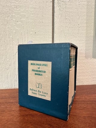 BIBLIOGRAPHY OF PROHIBITED BOOKS. (Three volumes in slipcase)