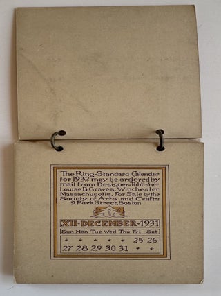 THE RING STANDARD CALENDAR FOR 1932.