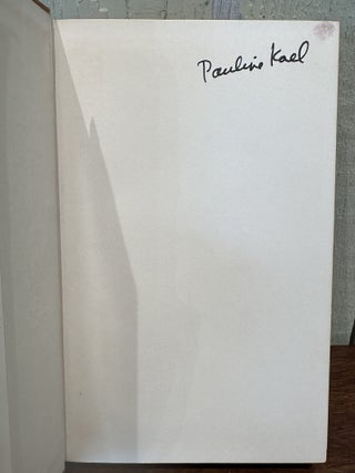 I LOST IT AT THE MOVIES (signed)