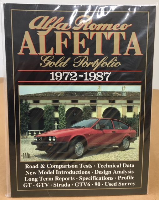 Item #8945 ALFA ROMEO ALFETTA GOLD PORTFOLIO 1972-1987. R. M. Clarke, Compiler.