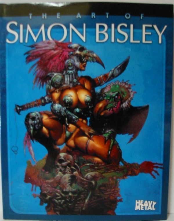 Item #9845 THE ART OF SIMON BISLEY. Simon Bisley, Biz.